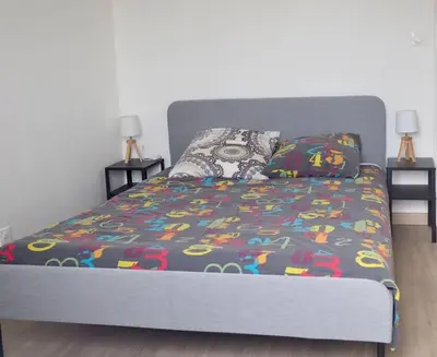 Un ou plusieurs lits dans un hébergement de l'établissement Maison 6-8 personnes 3 chambres