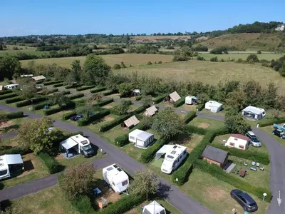 Paysage naturel près de le camping