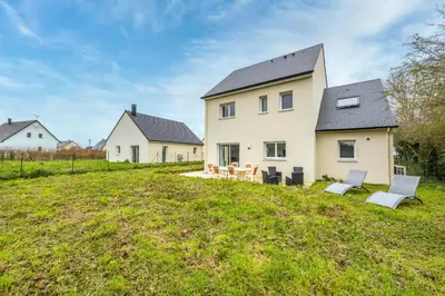 Jardin de l'établissement Villa Elaïa maison Familiale Omaha Beach