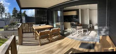 Balcon ou terrasse dans l'établissement Kaz’a Ti Moun
