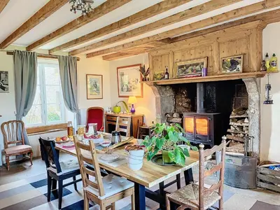 Coin salon dans l'établissement LA FERME DE NEHOU