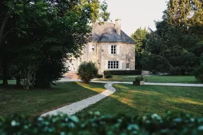 Jardin de l'établissement AU DOMAINE DU MESNIL