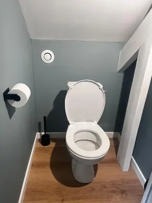 Salle de bains dans l'établissement Le calme et l'air marin