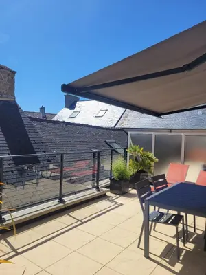 Balcon ou terrasse dans l'établissement Résidence Les Pêcheries