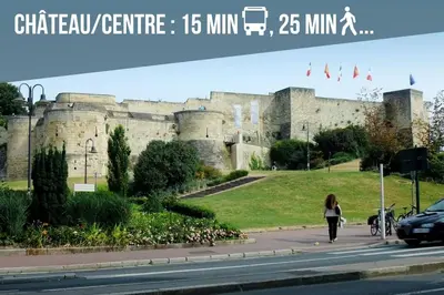 Plan de l'établissement Belle Vaucelles • rénové et design • parking, wifi
