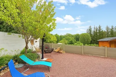 Jardin de l'établissement Petite maison dans la manche