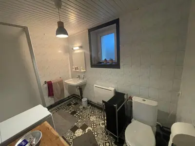 Salle de bains dans l'établissement Petite maison dans la manche