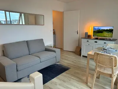 Télévision ou salle de divertissement dans l'établissement Horizon plage