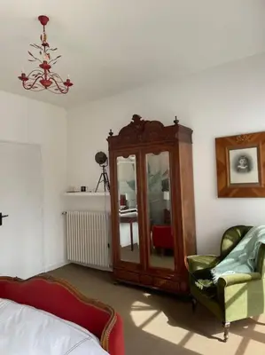 Un ou plusieurs lits dans un hébergement de l'établissement Demeure exceptionnelle proche du château de Vire