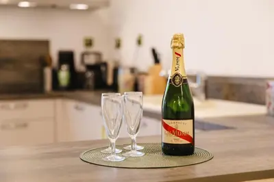 Boissons dans l'établissement Le Mont'aide - Bayeux - 3 lits - Accessible PMR
