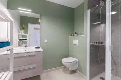 Salle de bains dans l'établissement Madreperla - Appt à moins dun km de la plage