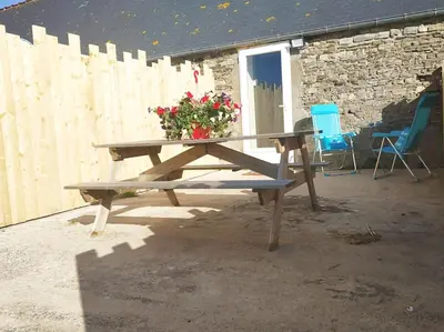 Terrasse ou espace extérieur de l'établissement Le gîte du havre
