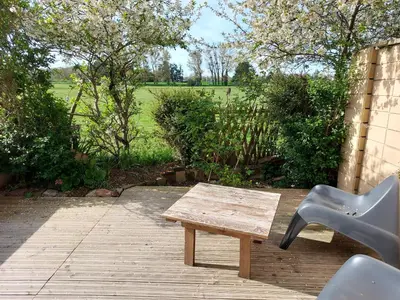 Jardin de l'établissement Gîte la Beautėe