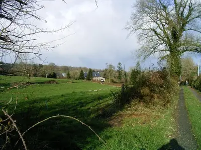 Paysage naturel près de la maison de vacances