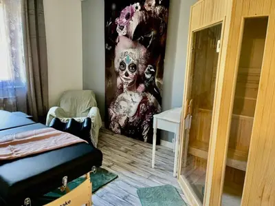 Un ou plusieurs lits dans un hébergement de l'établissement Love Room : Lovely Room 61