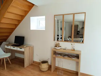 Télévision ou salle de divertissement dans l'établissement Normandie entre campagne et mer