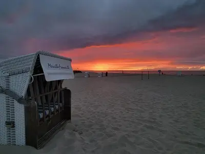 Lever ou coucher de soleil vu de l'appartement ou à proximité