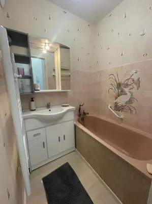 Salle de bains dans l'établissement Charmant studio dans résidence front de mer