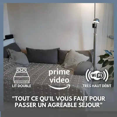 Un ou plusieurs lits dans un hébergement de l'établissement LIKE HOME - Comme Chez Soi - Chambre d'hôte