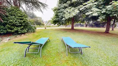 Jardin de l'établissement La Clef Decamp Tanzanie 20pers jacuzzi, billard baby, 30min mer