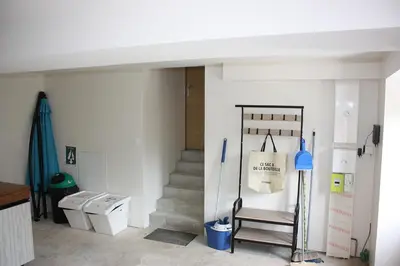 Salle de bains dans l'établissement Aux Portes de la Hougue