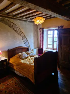 Un ou plusieurs lits dans un hébergement de l'établissement Prieuré saint Léonard, XIème siècle, Baie du mont saint Michel