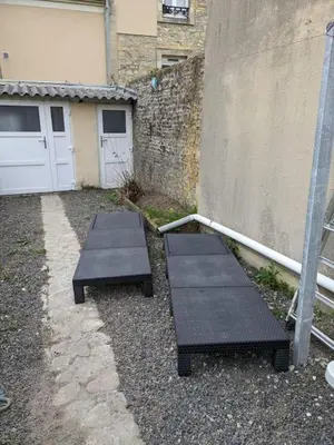 Plan de l'établissement Appartement avec jardin et accès mer