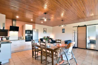 Cuisine ou kitchenette dans l'établissement Gîte de la Bosse Besnard