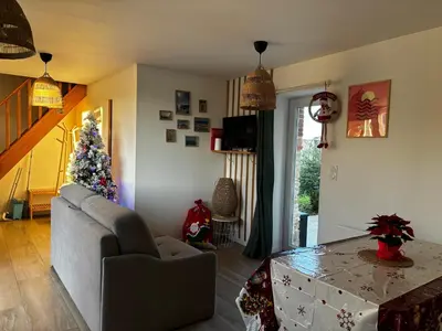 Coin salon dans l'établissement Petite maison