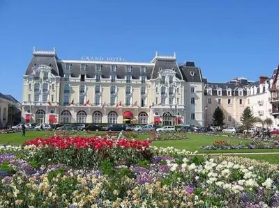 Jardin de l'établissement Maison en bord de mer