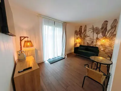 Coin salon dans l'établissement Domaine de L'isle Maniere