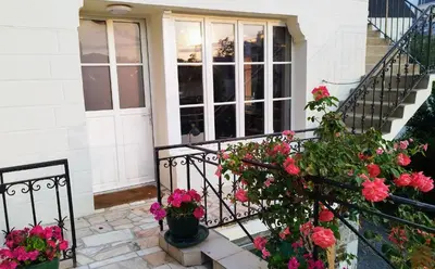 Balcon ou terrasse dans l'établissement Appartement 1 Maison Dior, centre, plage à 500 m