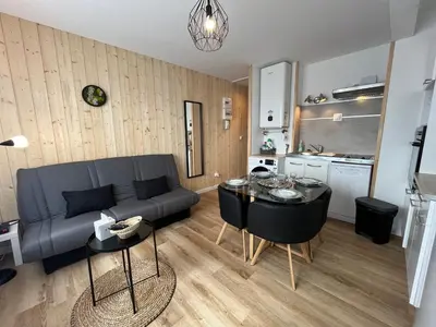 Cuisine ou kitchenette dans l'établissement Allium, Appt entièrement rénové avec parking