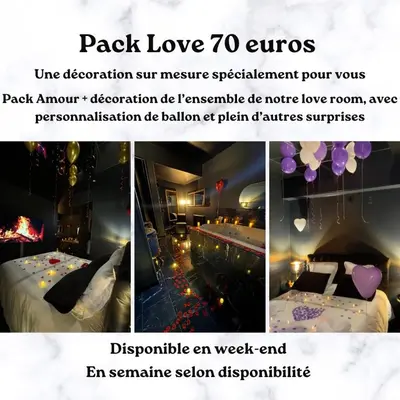 Plan de l'établissement Love Room Chic Lescapade à Cherbourg