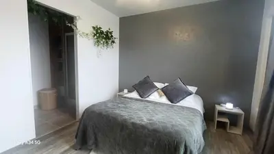 Un ou plusieurs lits dans un hébergement de l'établissement Romantic Room
