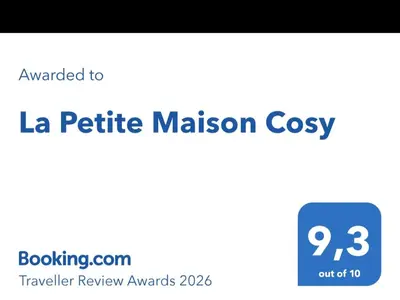 Certificat, récompense, panneau ou autre document affiché dans l'établissement La Petite Maison Cosy