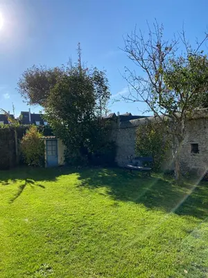 Jardin de l'établissement Appartement Duplex 55m2 face à la mer