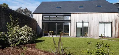 Jardin de l'établissement Maison neuve centre Barfleur