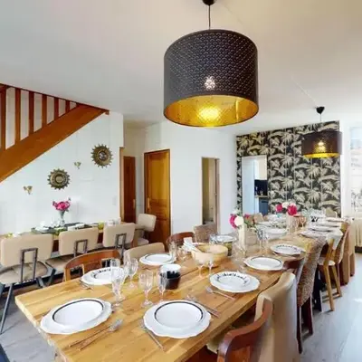 La Clef Decamp Villa et Cour Paradis 22 pers billard 20 min mer