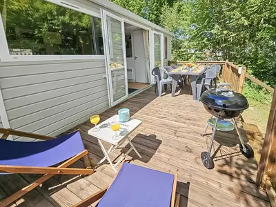Balcon ou terrasse dans l'établissement Evasion Normande