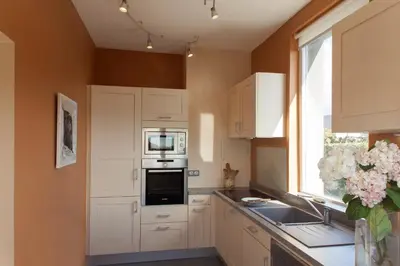 Cuisine ou kitchenette dans l'établissement Gris Galets