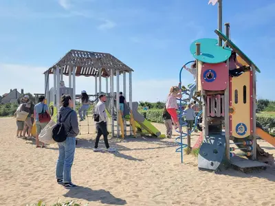 Clients de l'établissement Maison de vacances pour 6 personnes à 600m de la plage avec terrasse et jardin, idéale en famille - FR-1-788-13