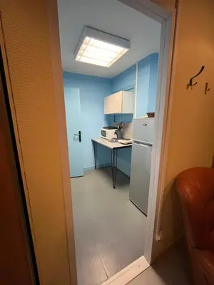 Cuisine ou kitchenette dans l'établissement les moulins - chambre 1