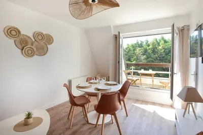 Balcon ou terrasse dans l'établissement Chez Flora - Appt pour 4 proche de la plage