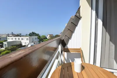 Balcon ou terrasse dans l'établissement Chez Flora - Appt pour 4 proche de la plage