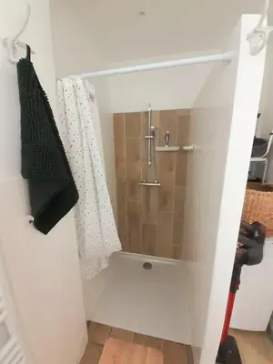 Salle de bains dans l'établissement La casa d'isa