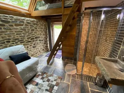 Plan de l'établissement La Clef Decamp Moulin du Gast 35pers jacuzzi sauna billard baby