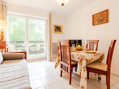 Coin salon dans l'établissement Apartment Le Sporting-16 by Interhome
