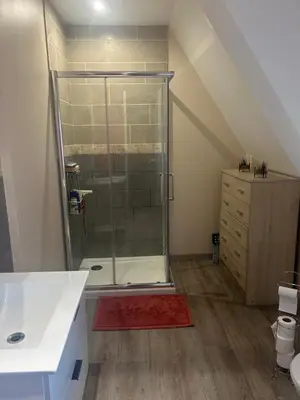 Salle de bains dans l'établissement La forge