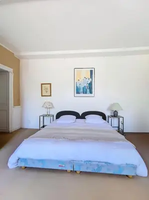 Un ou plusieurs lits dans un hébergement de l'établissement Belle maison de famille